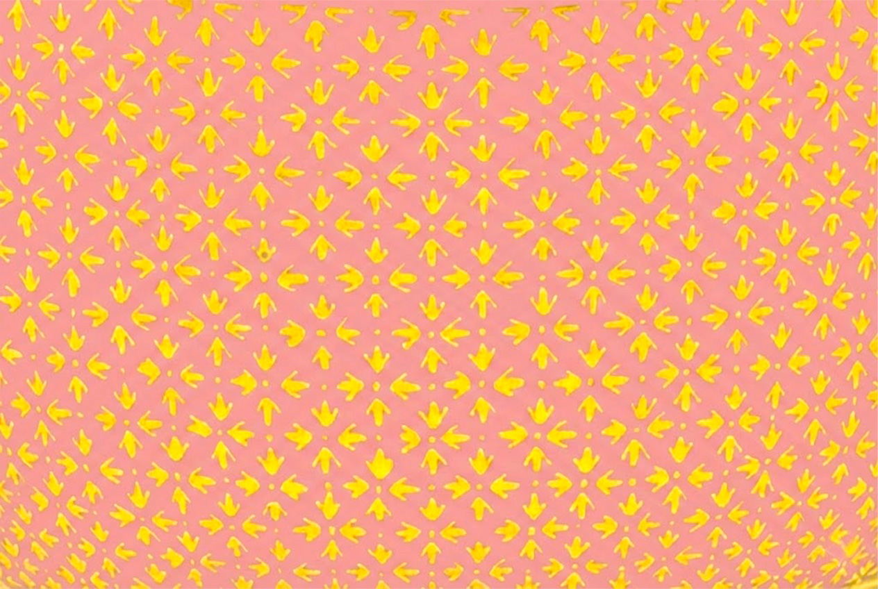 PK010 PiKul Golden Pink pattern by handcrafted 18K gold Bencharong luxury memorial art urns by UniqueUrn