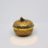 Oval Covered Box Urn Anna Shape Large Shiny PhumKaoBin