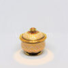 Scallop Covered Box Urn Windsor Shape Large Shiny KarnYang On Pink