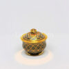 Scallop Covered Box Urn Windsor Shape Large Shiny PhumKaoBin