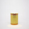 Cylindrical Vase 5 inch Extreme Shape Shiny KarnYang On Green