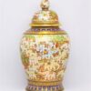 ThoPlue Covered Urn 12 inch Matt Elephants Fancy Colors