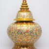ThoMaYomJukChad 8 inch Matt DokMaiKhod Fancy On White