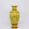 Vase 8 inch Thai Shape Matt ChaKri On Yellow