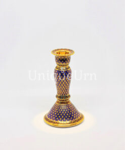 Tall Candle Holder Shiny KaoLarmTad On Blue
