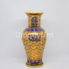 Vase 10 inch Thai Shape Shiny Lotus With Golden Dots