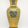 Vase 14 inch Thai Shape Shiny KarnKhod Fancy On Black