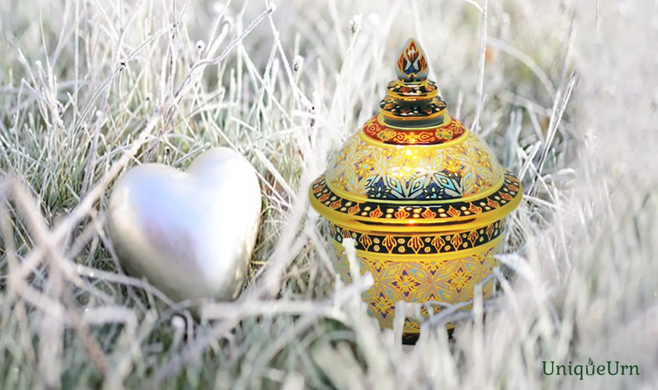 Honor your child’s legacy: Healing rituals & exquisite memorial art with UniqueUrn’s Thochan handmade keepsake urns for ashes.