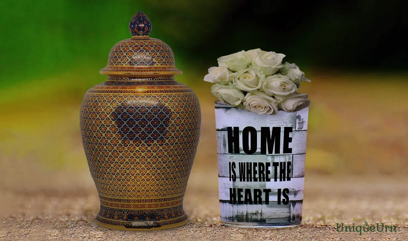Honor your child’s legacy: Healing rituals & exquisite memorial art with UniqueUrn’s handcrafted Junger jar urns for ashes.