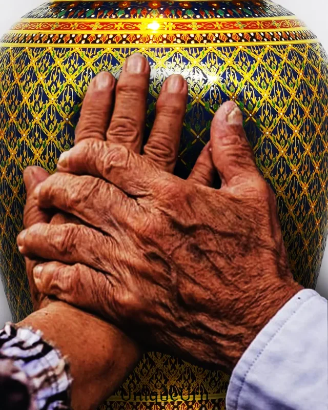 Honor your child’s legacy: Healing rituals & exquisite memorial art with UniqueUrn’s ThoPlue handmade jinger jar urns for ashes.